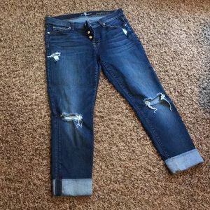 7 for all Mankind Josefina Button Fly Jean